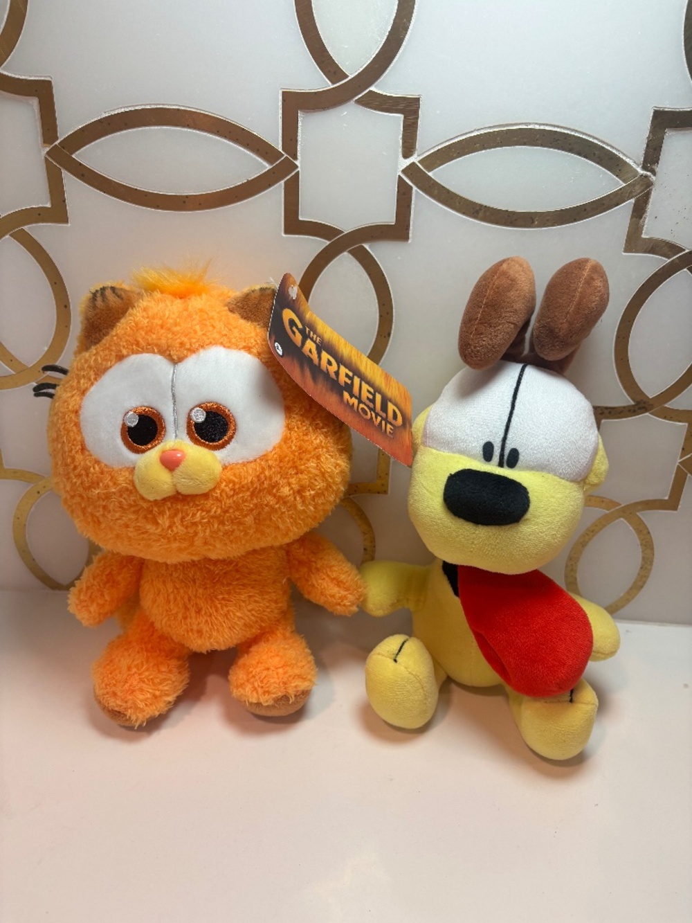 Garfield The Movie Baby Garfield 8" Plush NWT & Pluto